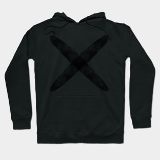 Abstract dash X cross stitch Hoodie